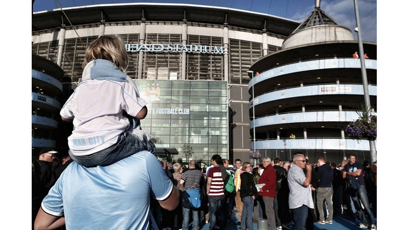 17/41 A young Manchester City fan, Manchester, England 2013