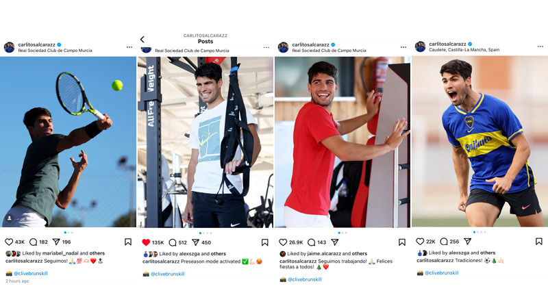 7/110 Social media Carlitos Alcaraz